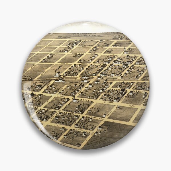 Item preview, Homer, Illinois (1869) designed and sold by allhistory.