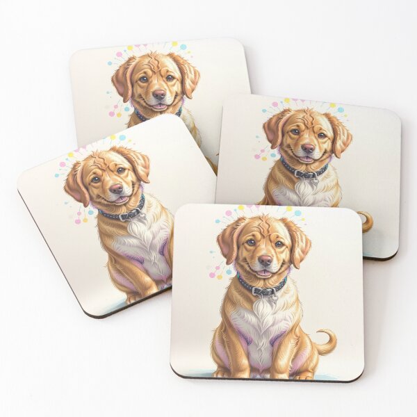 Item preview, Labrador golden retriever surreal artwork designed and sold by Tio-Tecun.