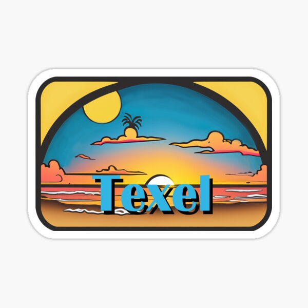 Item preview, Texel eiland vintage sunset designed and sold by Oliver-B.