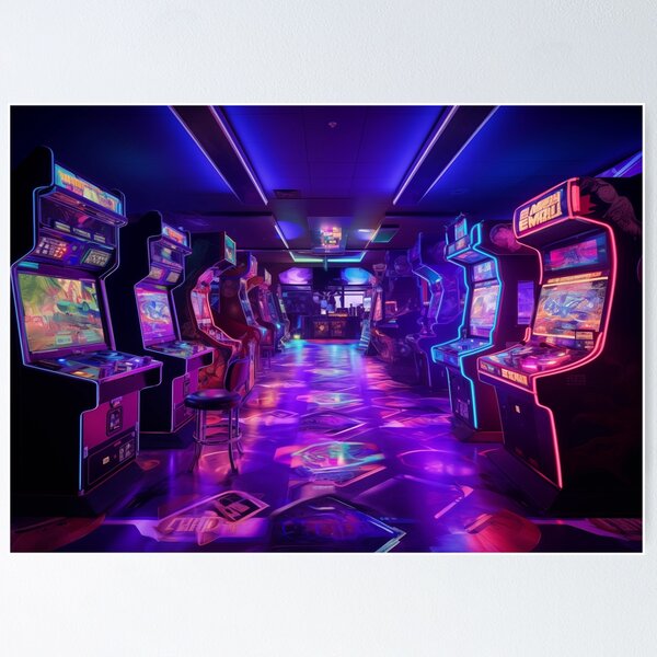 Artikel-Vorschau von Retro Arcade Gaming Center, designt und verkauft von Midhuts-Designs.