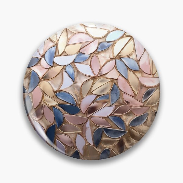 Item preview, metallic heart abstract design print designed and sold by dcrc.