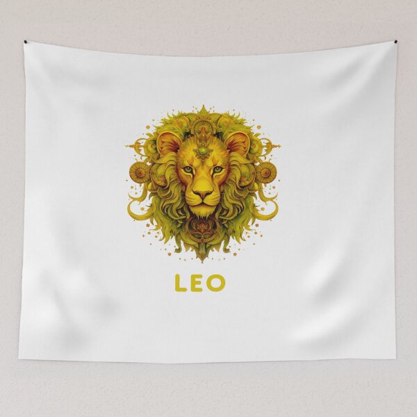 Item preview,  Leo Zodiac-- Horescope/SunSign Theme on white background designed and sold by CosmicNook1.