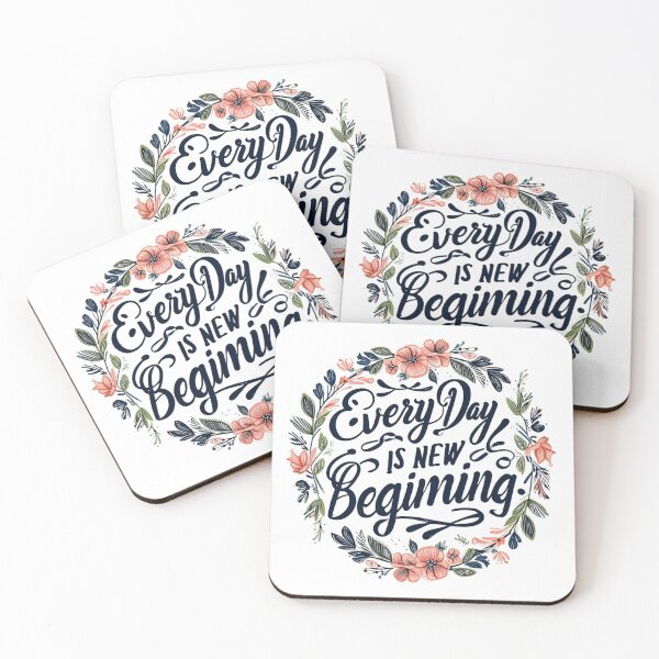 Item preview, Every day is a new beginning. designed and sold by MGBLSTORE.