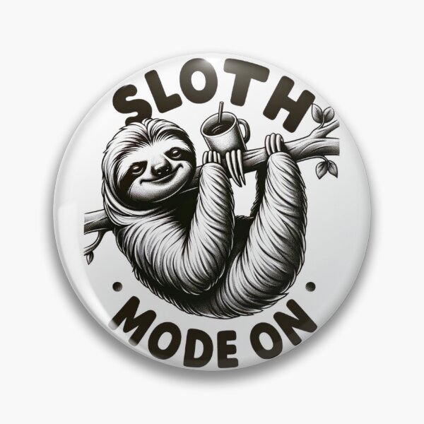 Item preview, Caffeinated Sloth: Brew Leisure Mode Tee designed and sold by BeautBoldBasic.