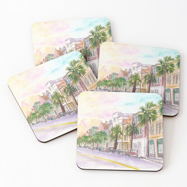 Item preview, Early Morning Vibes in Broad Street Charleston South Carolina  designed and sold by artshop77.