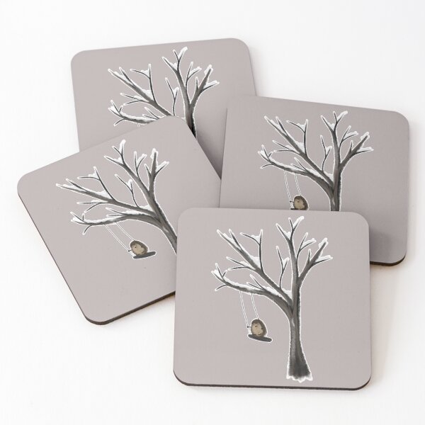 Item preview, Swinging hedgehog winter time designed and sold by EfesStudio.