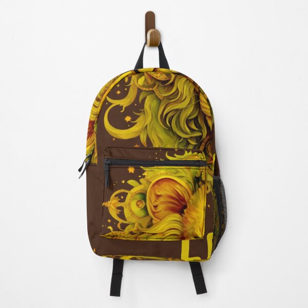 Item preview, Leo Zodiac-- Horescope/SunSign Theme on with brown background designed and sold by CosmicNook1.