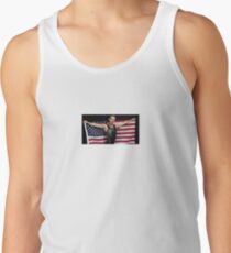 Adam Rippon mit US-Flagge Tanktop für Männer