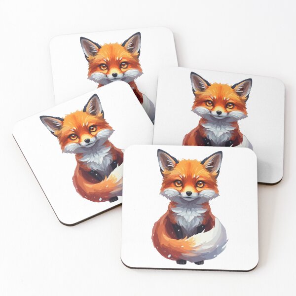 Item preview, Cute Autumn Fox Illustration designed and sold by Art-Jiyuu.