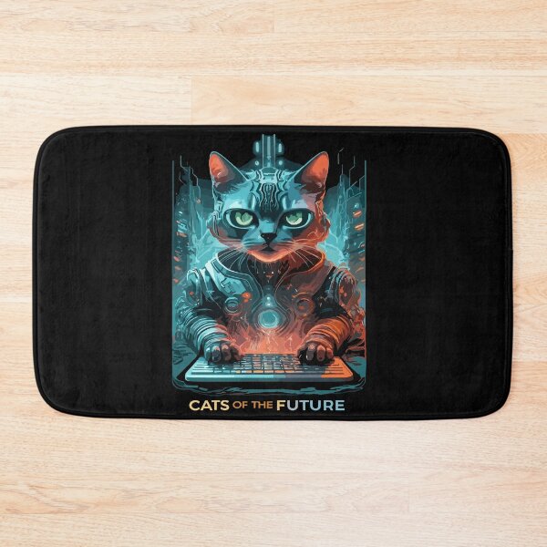 Item preview, Cats of the Future Cyber Meow-netic Evolution designed and sold by DrawHandArt.