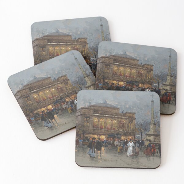 Item preview, Théâtre du Châtelet, Paris (20th century) - Eugène Galien Laloue designed and sold by SALON DES ARTS.