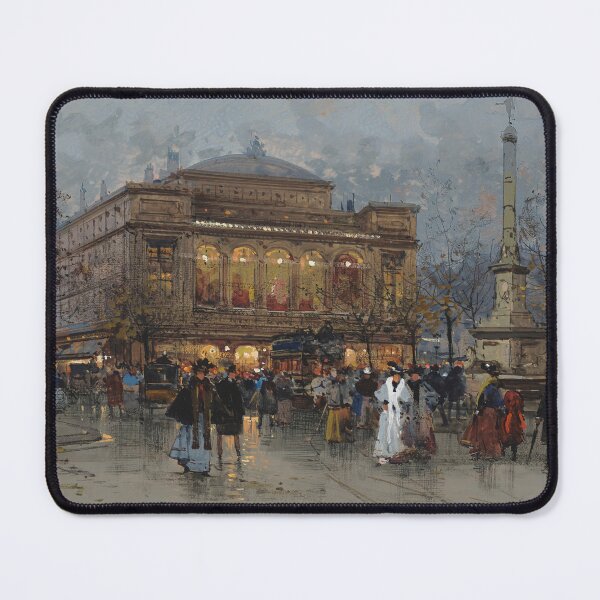 Item preview, Théâtre du Châtelet, Paris (20th century) - Eugène Galien Laloue designed and sold by SALON DES ARTS.