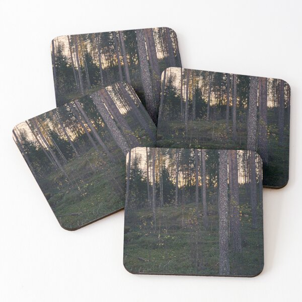 Item preview, When the sun goes down behind the pines designed and sold by Jouko Lehto Photography.