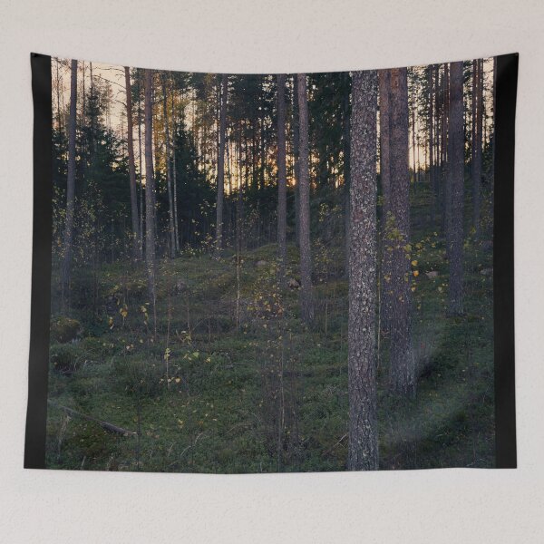 Item preview, When the sun goes down behind the pines designed and sold by Jouko Lehto Photography.