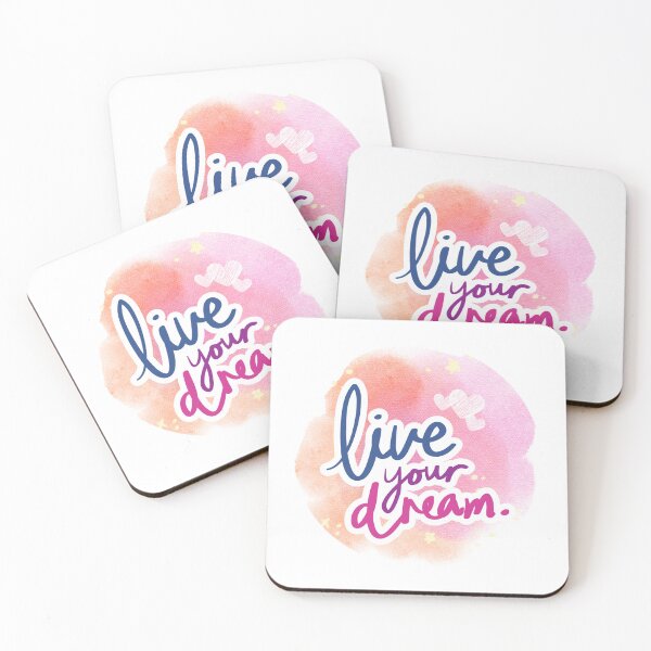 Item preview, Live Your Dream - Inspirational Sticker designed and sold by SlickCity.