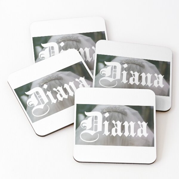 Item preview, Princess Diana as Bride (white font) designed and sold by AllAmericanCrow.