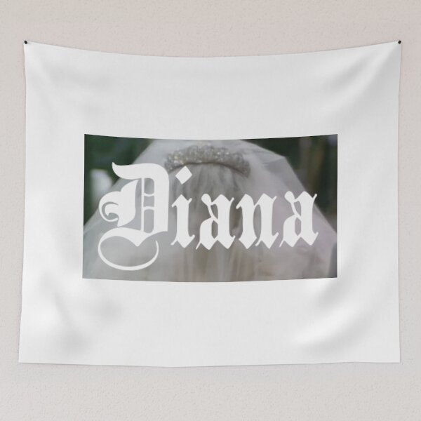 Item preview, Princess Diana as Bride (white font) designed and sold by AllAmericanCrow.