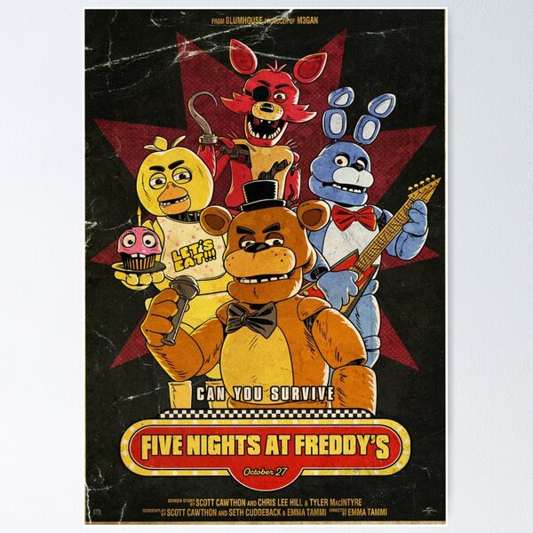 Item preview, Fnaf Movie, Five Nights at Freddy's Movie 2023 designed and sold by Batata-7m7.
