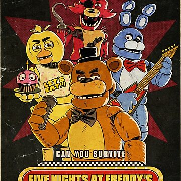  2023 FNAF Movie Anime Cartoon 2023 Movie Poster Cool