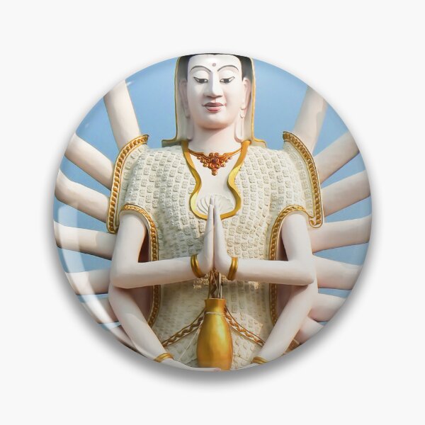 Item preview, Plai Laem Temple White Buddha Thailand designed and sold by AJEvans.