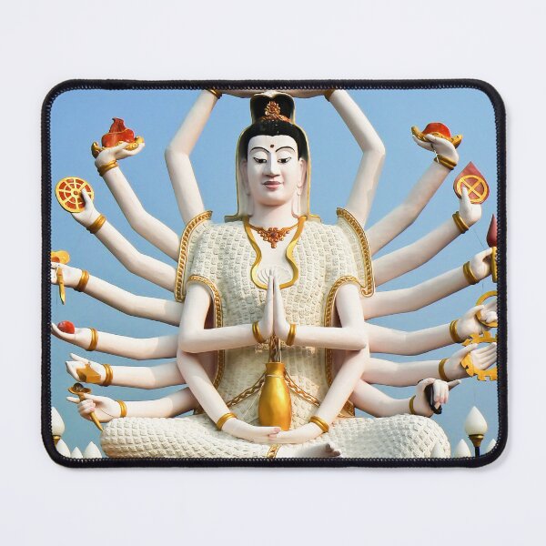 Item preview, Plai Laem Temple White Buddha Thailand designed and sold by AJEvans.