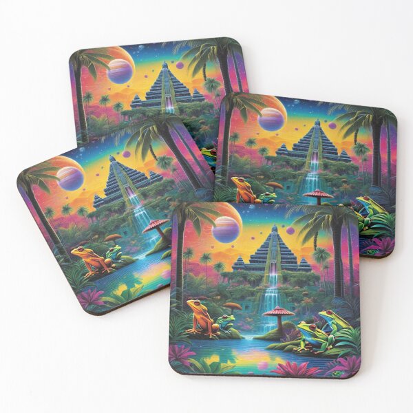 Item preview, Trippy Alien Worlds – Jungle Rave 144  designed and sold by Benito Del Ray.