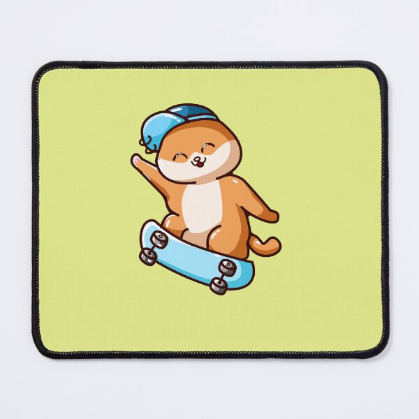Item preview, Skateboarding Cat meao designed and sold by sanna-black.