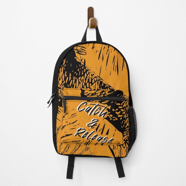 Item preview, Catch & Release Orange Fishing Graphic Motif designed and sold by FishingMD.