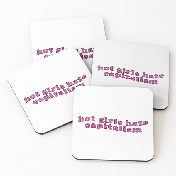 Item preview, Hot Girls Hate Capitalism -  designed and sold by PurpleLoveStore.