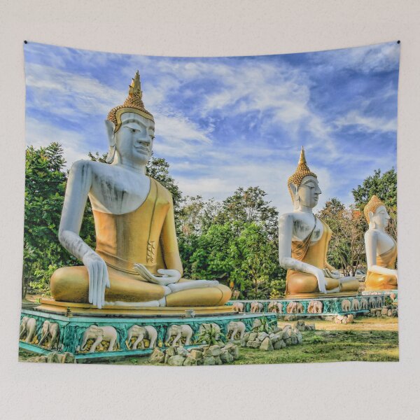 Item preview, Three Jungle Buddhas Thailand designed and sold by AJEvans.