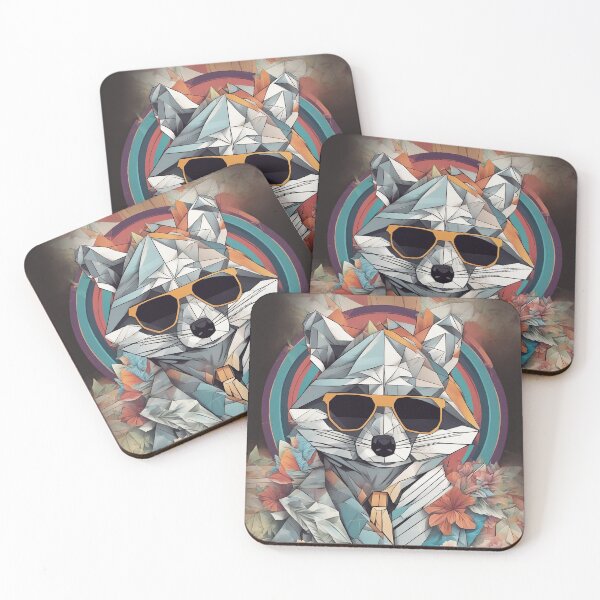 Item preview, Smart fox in a pleated look designed and sold by KarakitAI.