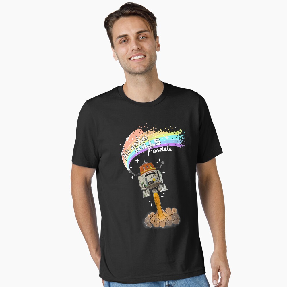 Vista previa del artículo con la obra «Camiseta esencial», diseñado y vendido por GeekandArtsy.