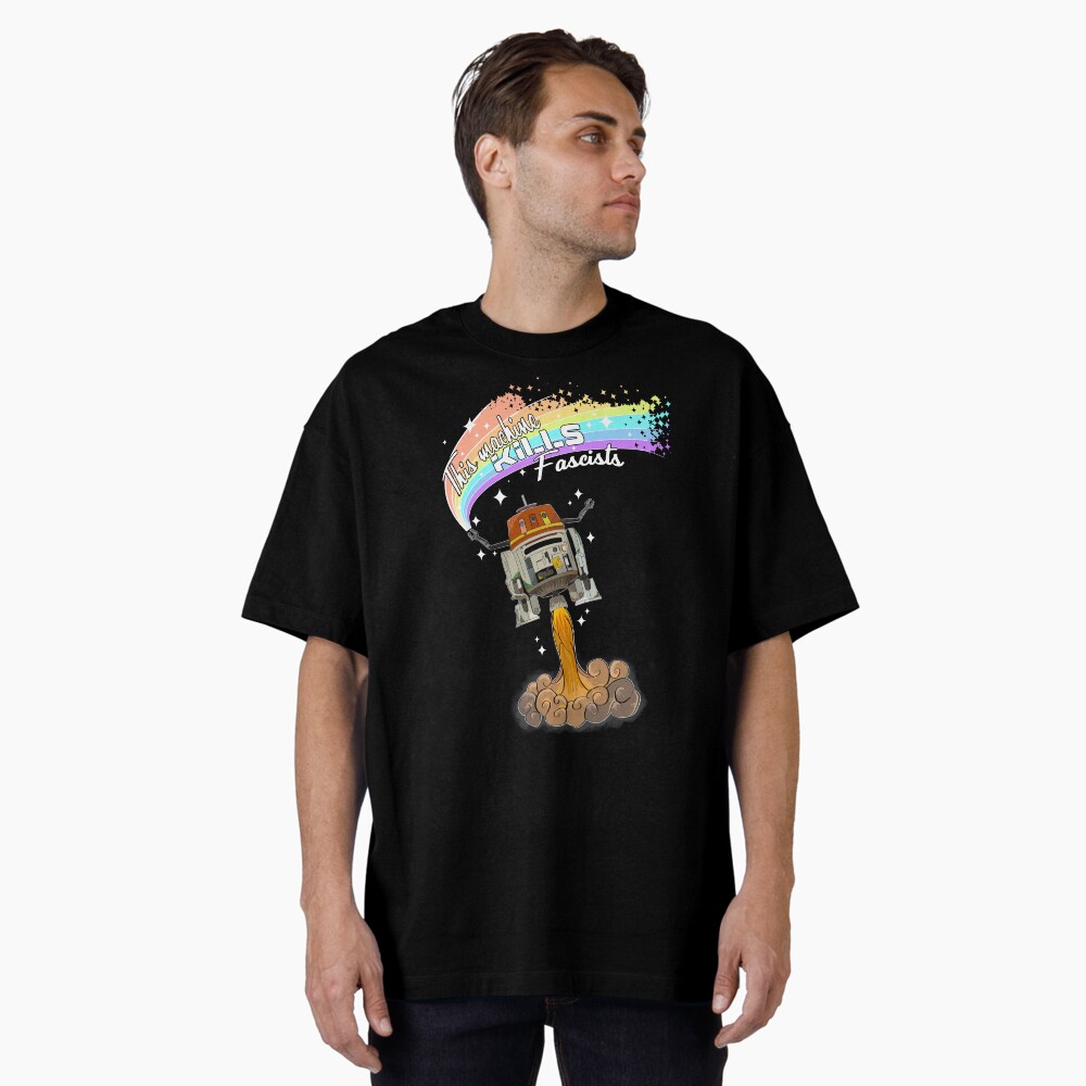 Vista previa del artículo con la obra «Camiseta oversize», diseñado y vendido por GeekandArtsy.