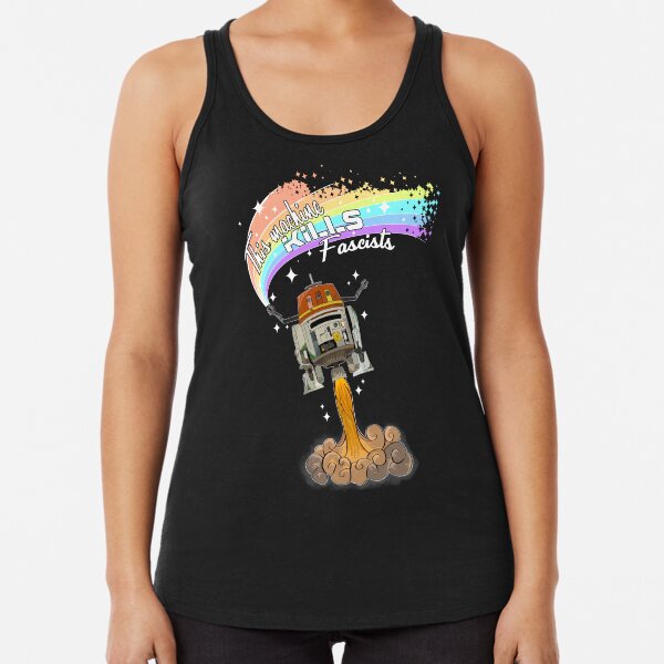 Item preview, This droid kills fascists-  sw rebels chopper designed and sold by GeekandArtsy.