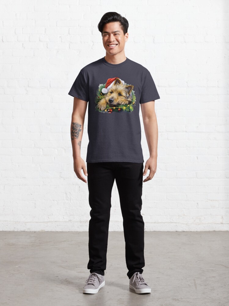Disover Christmas Australian Terrier dog Classic T-Shirt