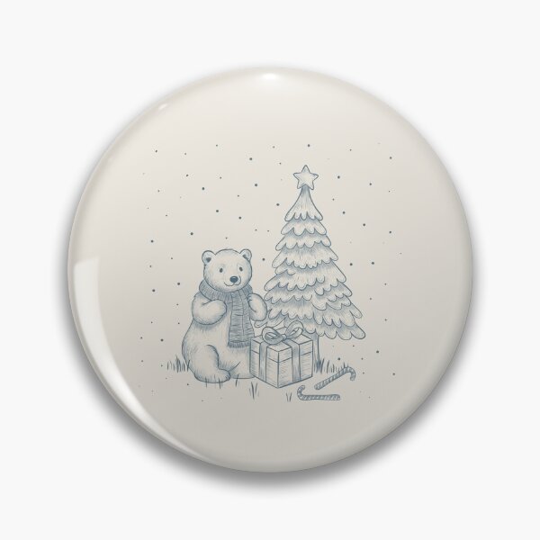 Item preview, Christmas polar bears - Sketch and pattern #1 designed and sold by EliSuarez.