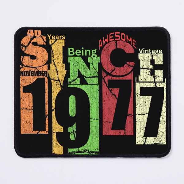 Item preview, 46 Years Old Vintage Nov 1977 46th Anniversary Limited Edition designed and sold by CasmariaOnlineShop -.