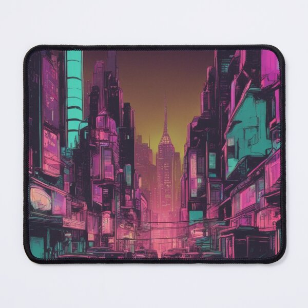 Item preview,  Futuristic Neon City  designed and sold by SimplyOskarArt.