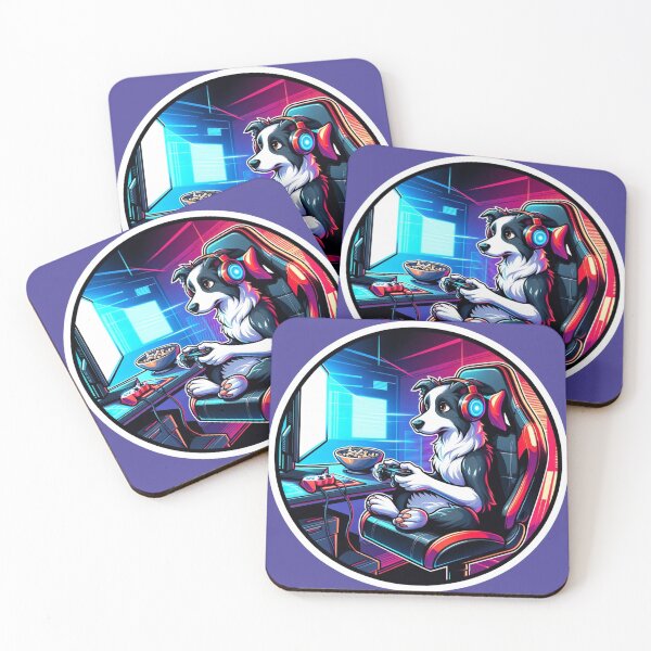 Item preview, Gaming Canine Cutie designed and sold by ZooStickerss.