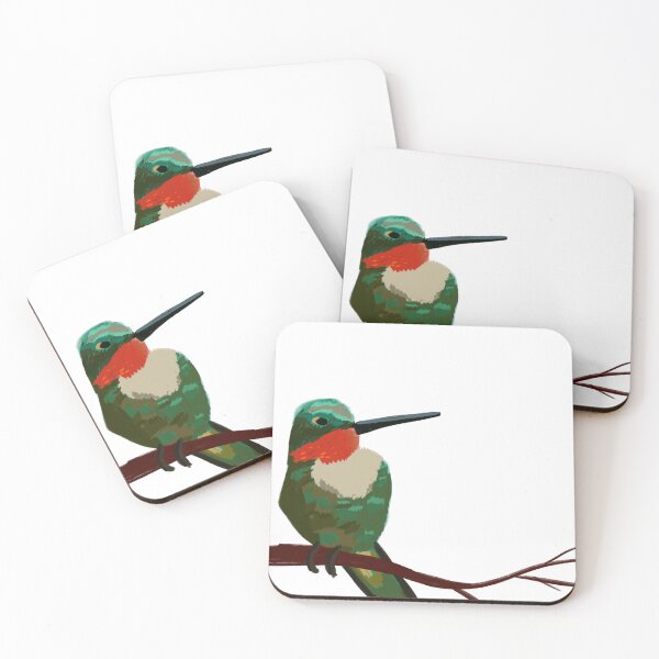 Item preview, Hummingbird on Branch designed and sold by Hali Quinn Mervine.