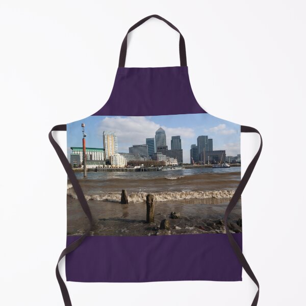 Item preview, Canary Wharf from the Thames beach at Rotherhithe designed and sold by JohnGaffen.