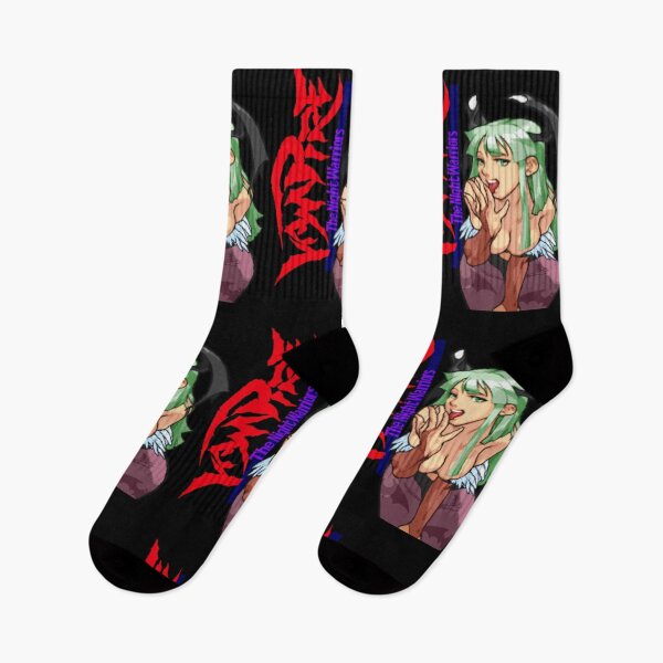 Item preview, Darkstalkers Morrigan T-Shirt - Ver.4 - Side Vampire Text designed and sold by XtremeShop.