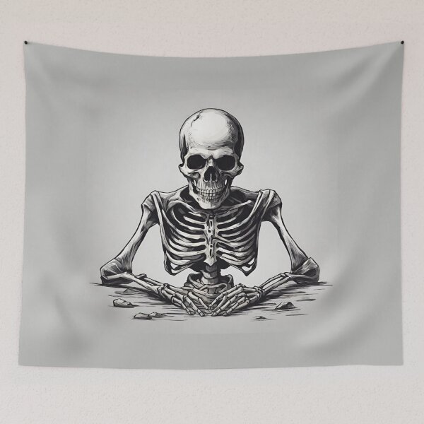 Item preview, skeleton drawing looking forward designed and sold by Stiix.