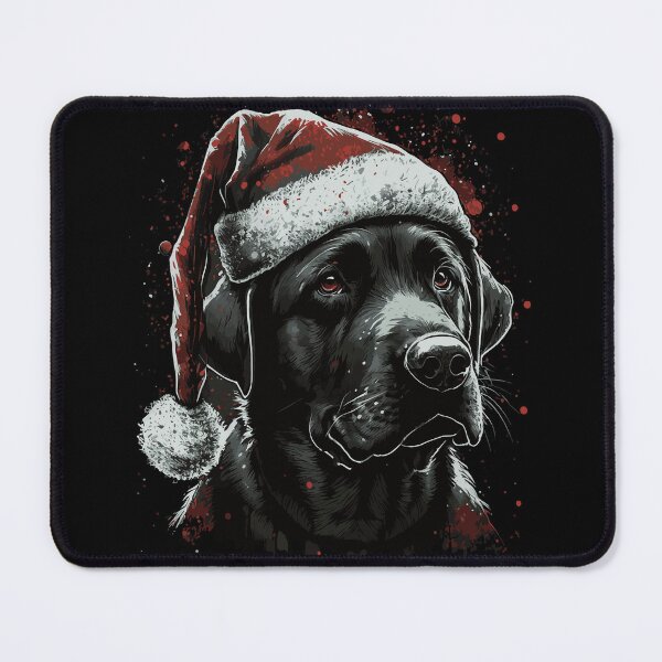 Item preview, Labrador with Santa Claus hat designed and sold by drizzd.
