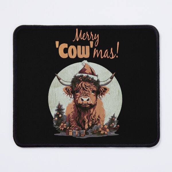 Item preview, Highland Cow Christmas, Merry Christmas , Scottish, Cow Xmas Farmer, Christmas sweater with cute Highland Cow designed and sold by Collagedream.