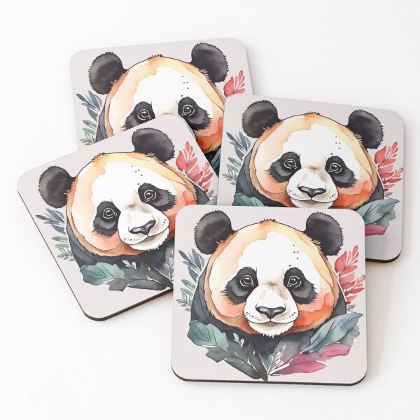 Item preview, Panda and Leaves designed and sold by WildArtista.