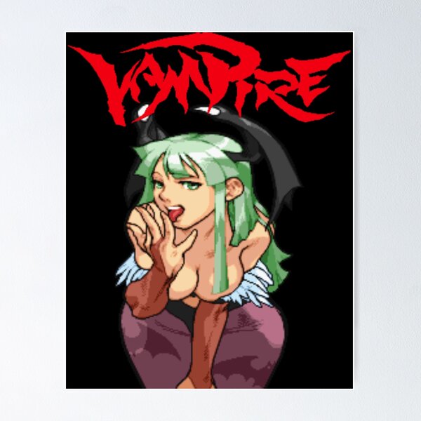 Artikel-Vorschau von Darkstalkers Morrigan T-Shirt – Ver.2 – Vampir, designt und verkauft von XtremeShop.