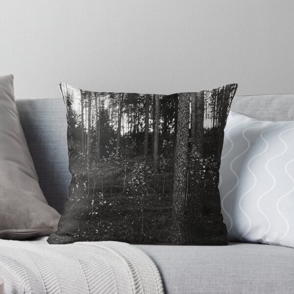 Item preview, When the sun goes down behind the pines bw designed and sold by Jouko Lehto Photography.