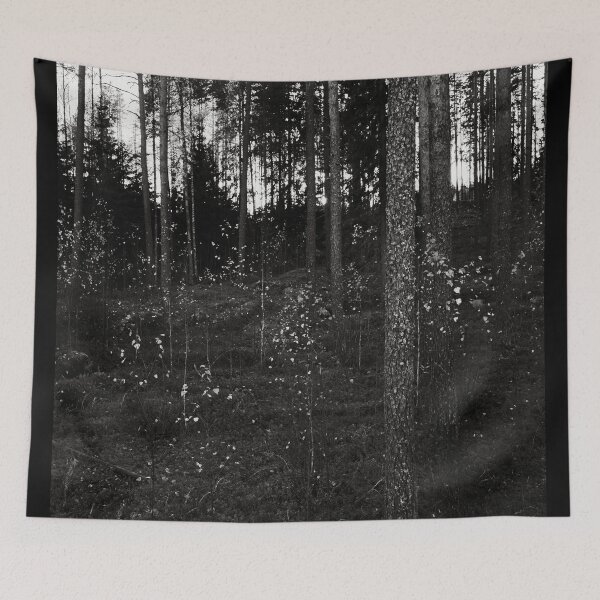 Item preview, When the sun goes down behind the pines bw designed and sold by Jouko Lehto Photography.