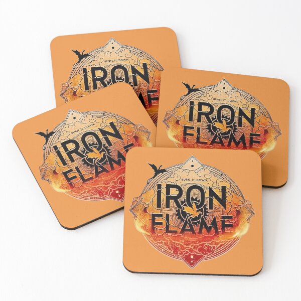 Item preview, Iron Flame Cover Art - Rebecca Yarros designed and sold by Speakeasy-Cafe.